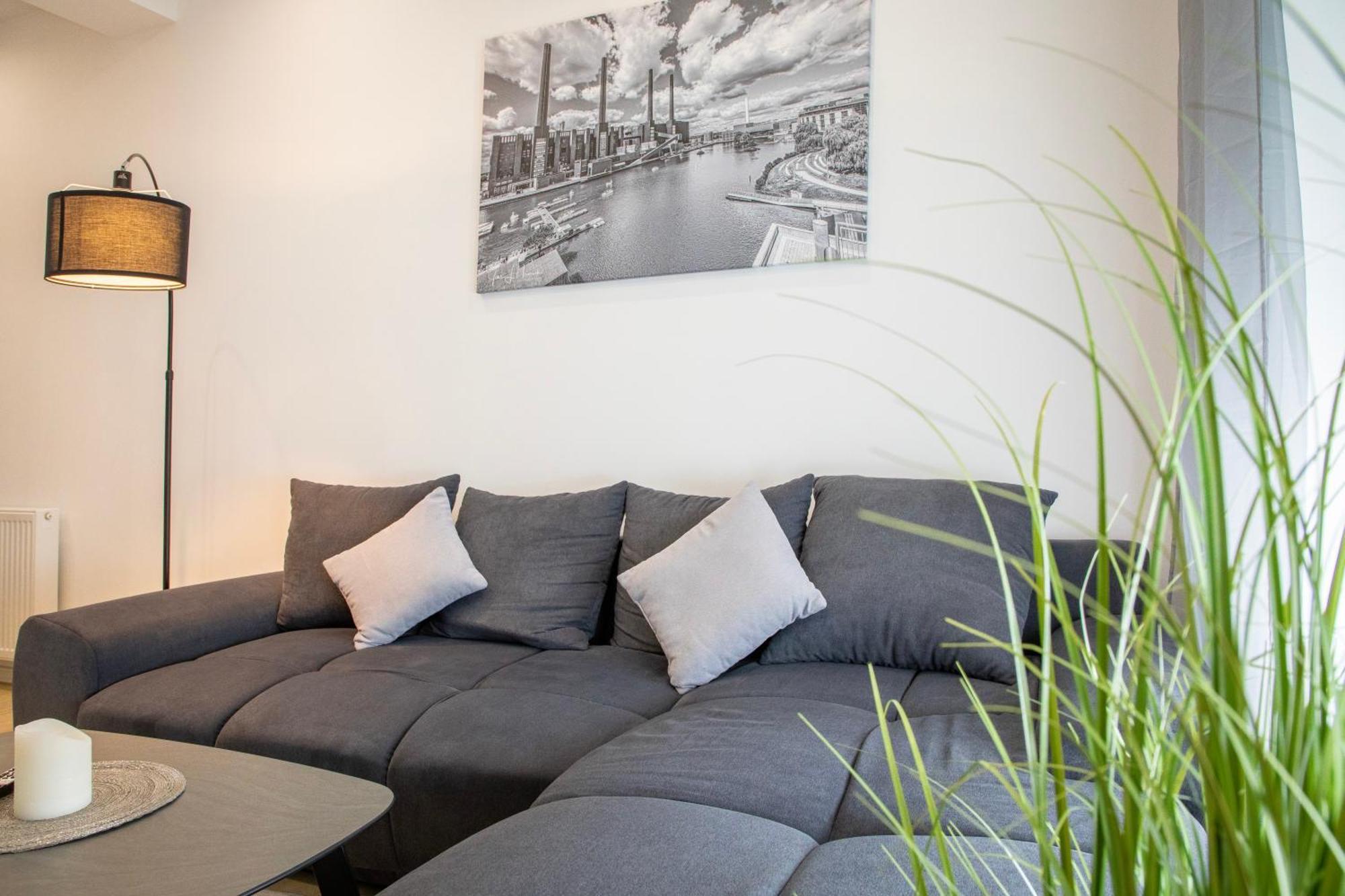 Hannibal - Design Apartment Lilie 2, Vw Naehe, Parkplatz, Kueche, Highspeed-Wlan, Fitness, Solarium Wolfsburgo Exterior foto